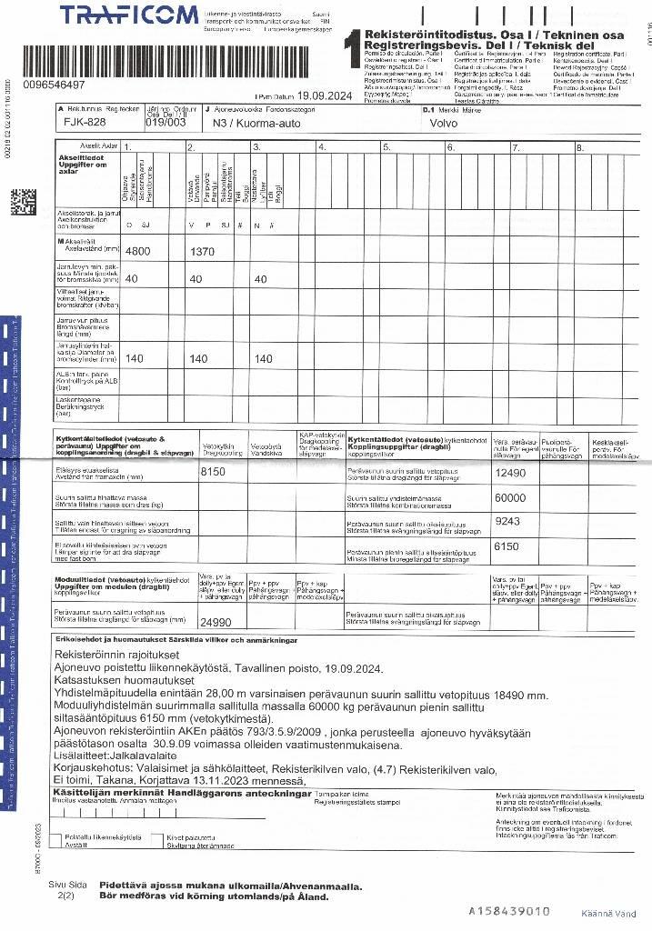 Volvo FM 13 440 Автофургони