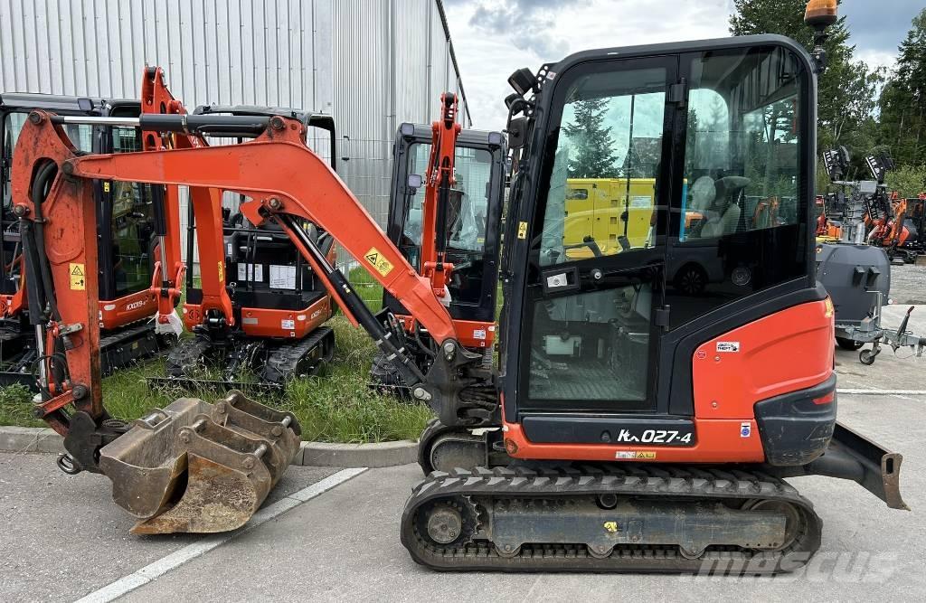 Kubota KX 027 Мини екскаватори < 7 т