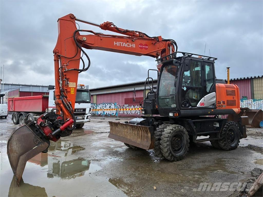 Hitachi ZX140W Колесни екскаватори