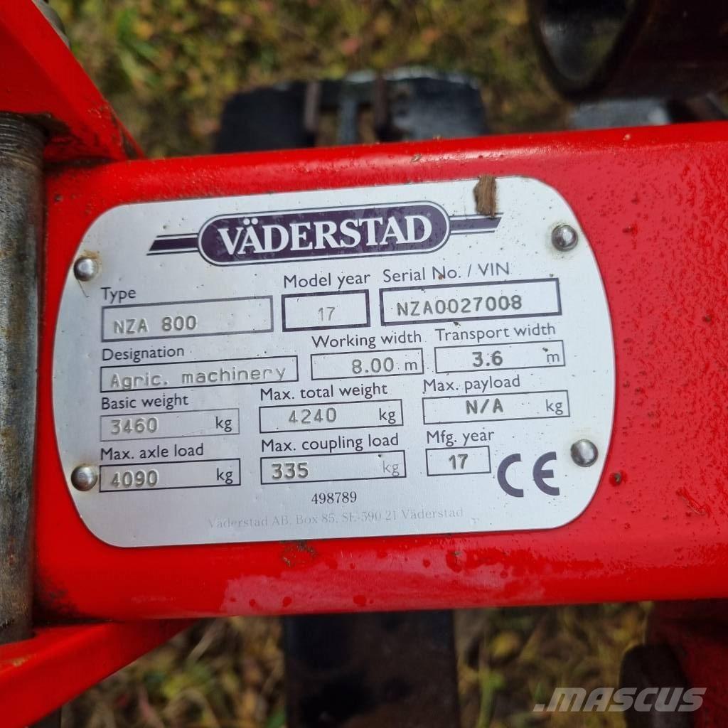 Väderstad NZA800 Култиватори