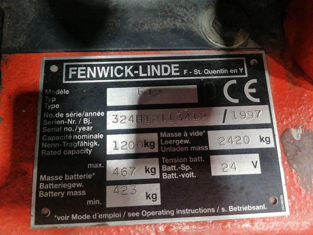 Linde E12 Електрически вилични кари-повдигачи