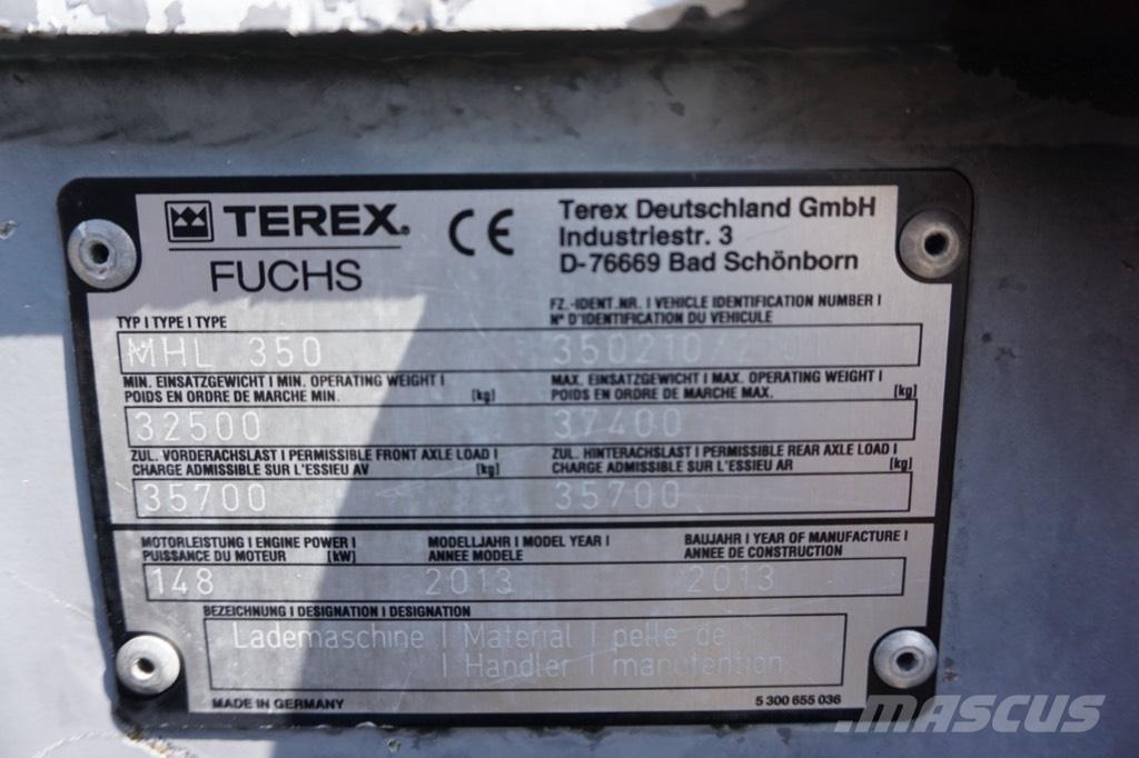 Fuchs MHL 350 Оператори на отпадъци/индустрия
