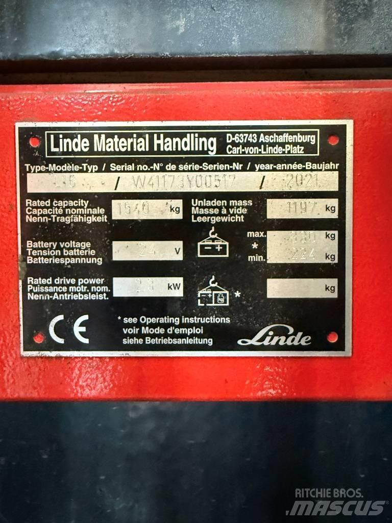 Linde L16APi/1173 Колички високоповдигачи с теглич
