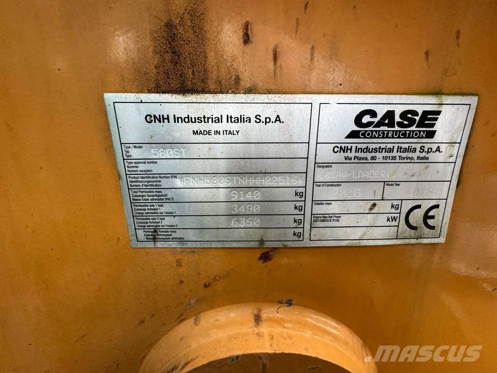 CASE 580 ST Товарач със заден ексватор