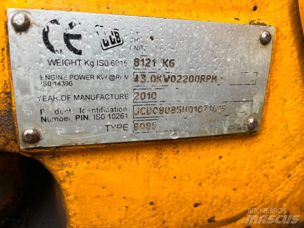 JCB 8085 ECO Средни екскаватори 7т - 12т
