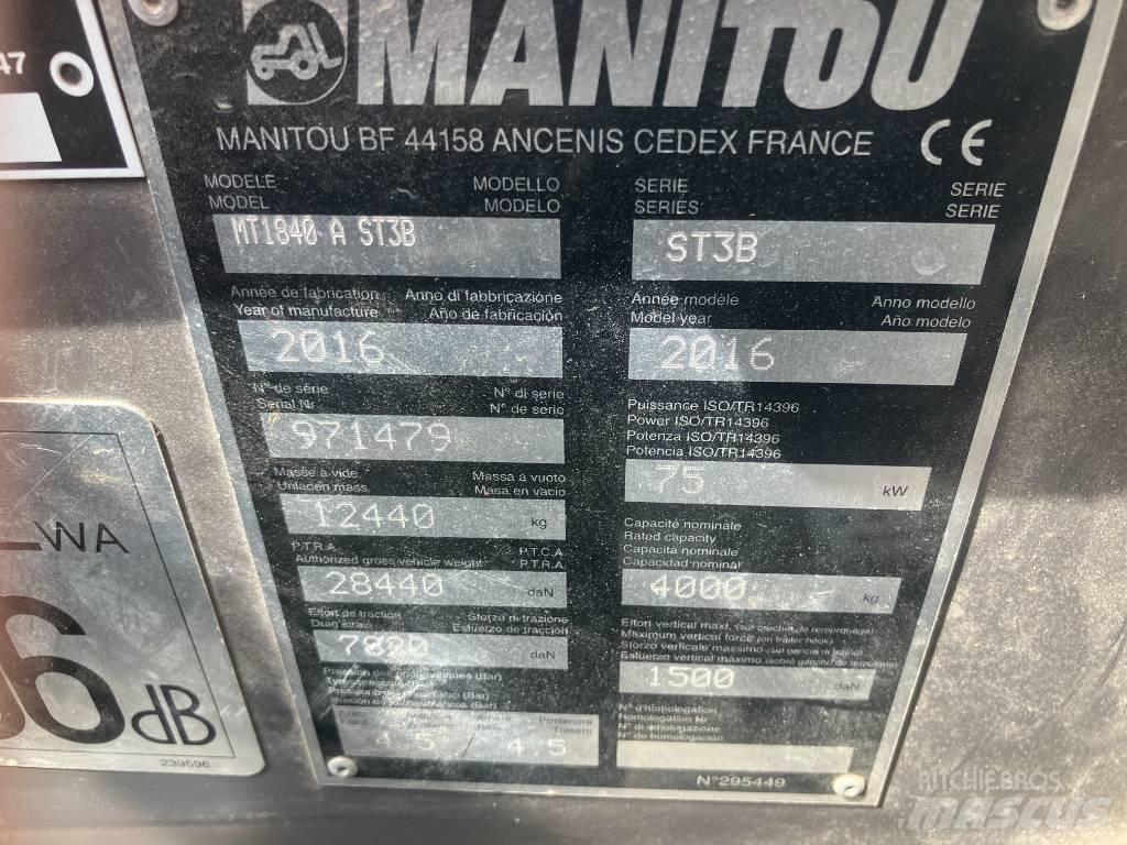 Manitou MT 1840 A Телескопични товарачи