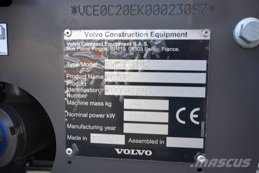 Volvo EC 20 E Мини екскаватори < 7 т