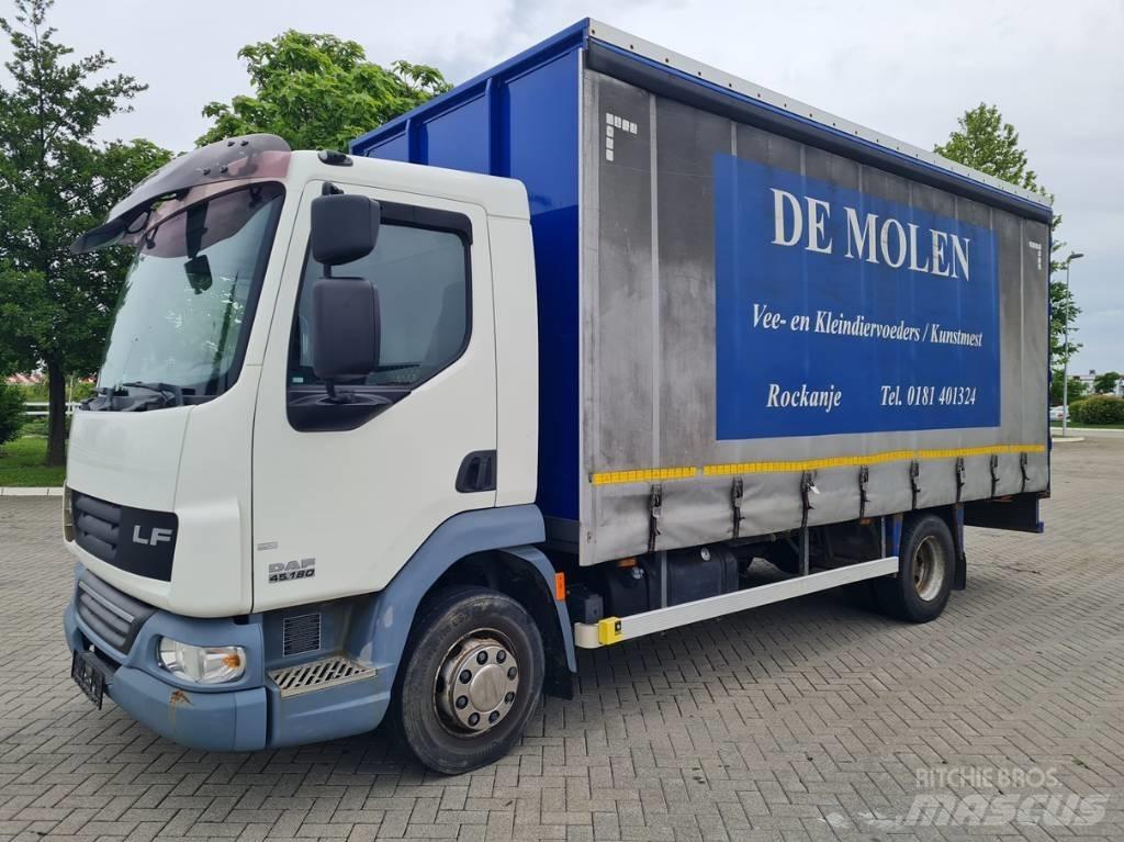 DAF LF 45.180 5.3m Брезентови камиони
