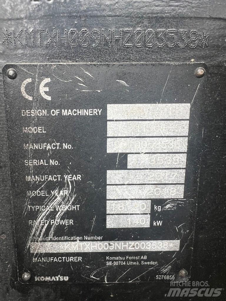 Komatsu 901 Харвестери