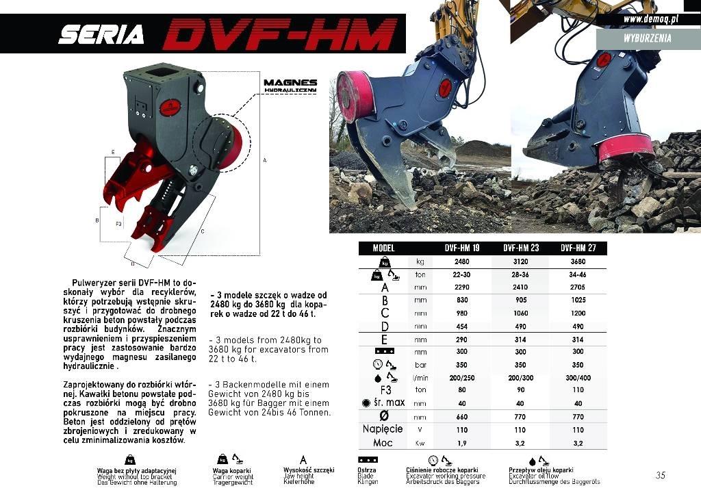  DEMOQ DVF23-HM строителни трошачки