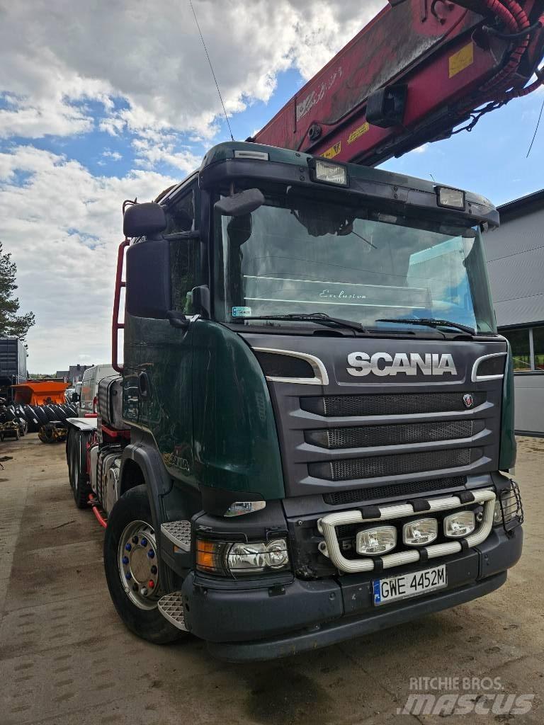 Scania R 560 За превоз на дървени трупи