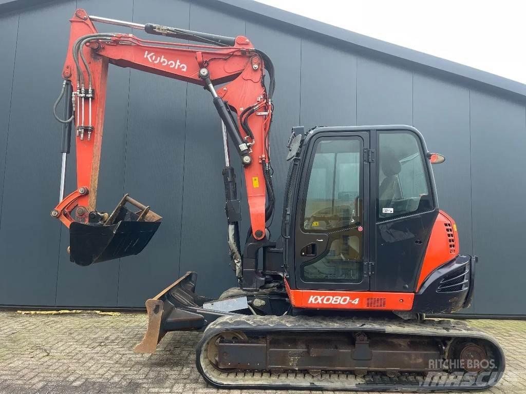 Kubota Kx080-4 Средни екскаватори 7т - 12т