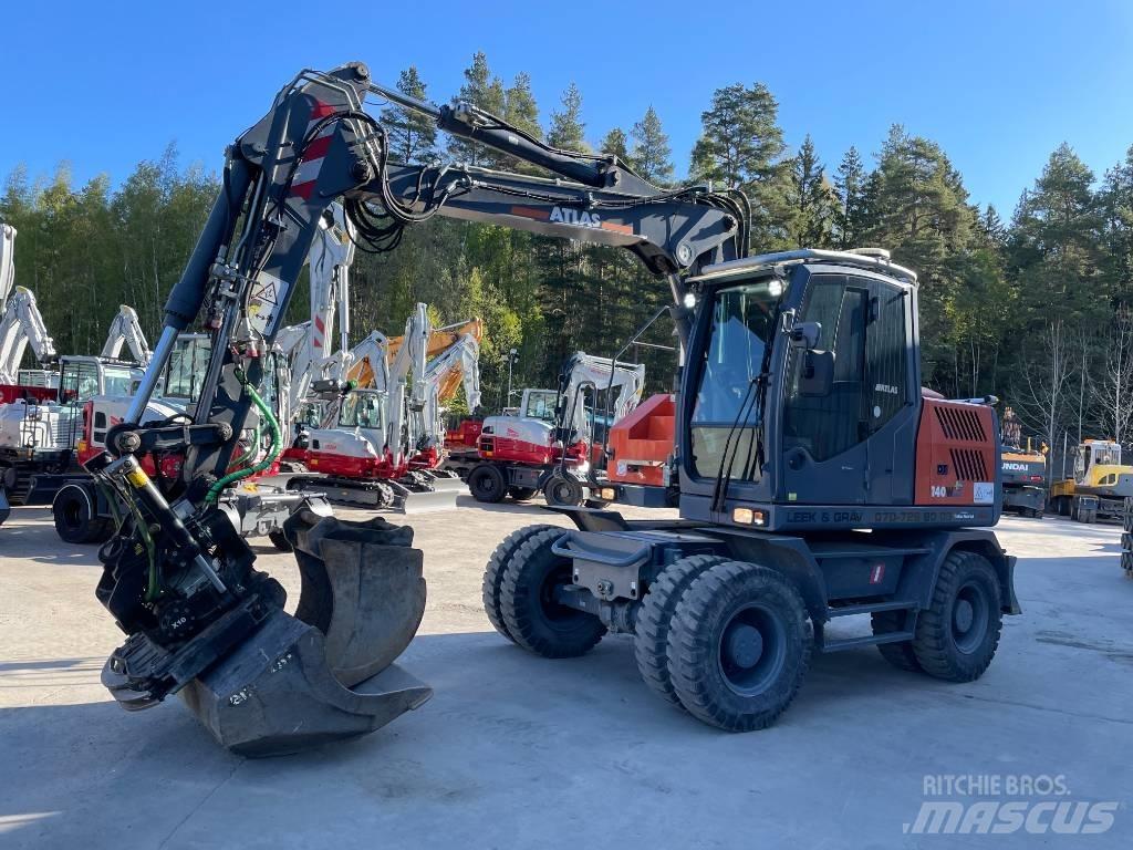 Atlas 140 W Колесни екскаватори