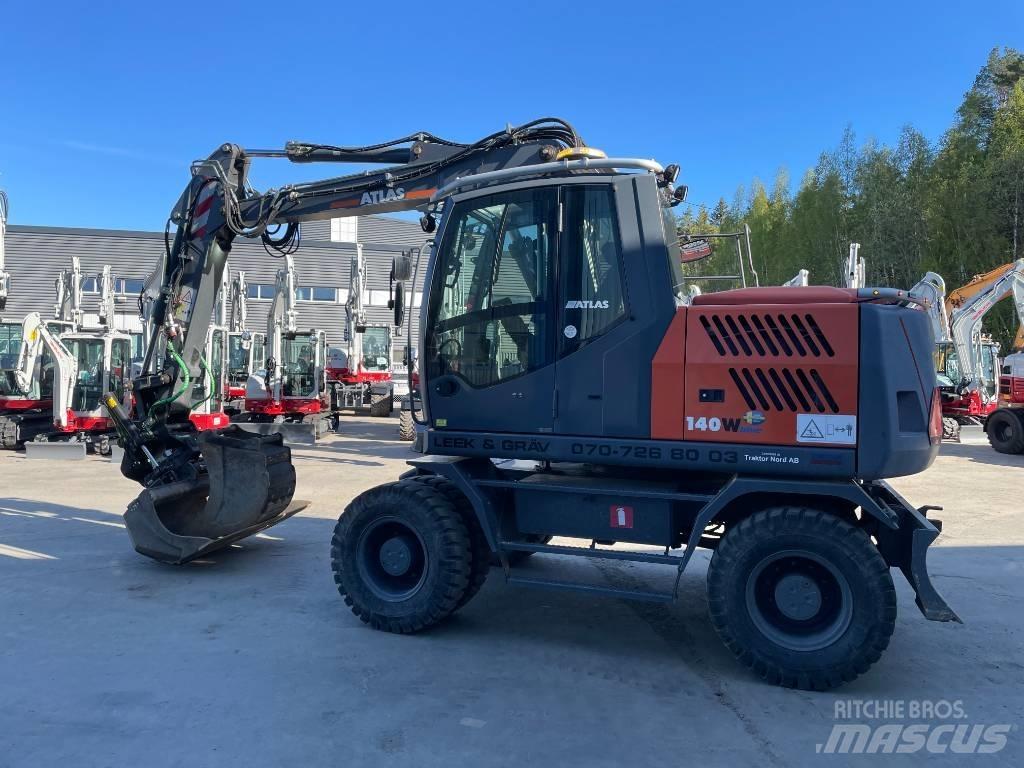 Atlas 140 W Колесни екскаватори