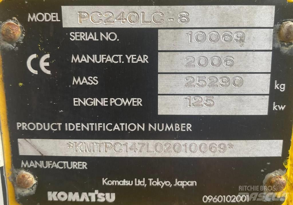Komatsu PC 240 LC-8 Верижен екскаватор