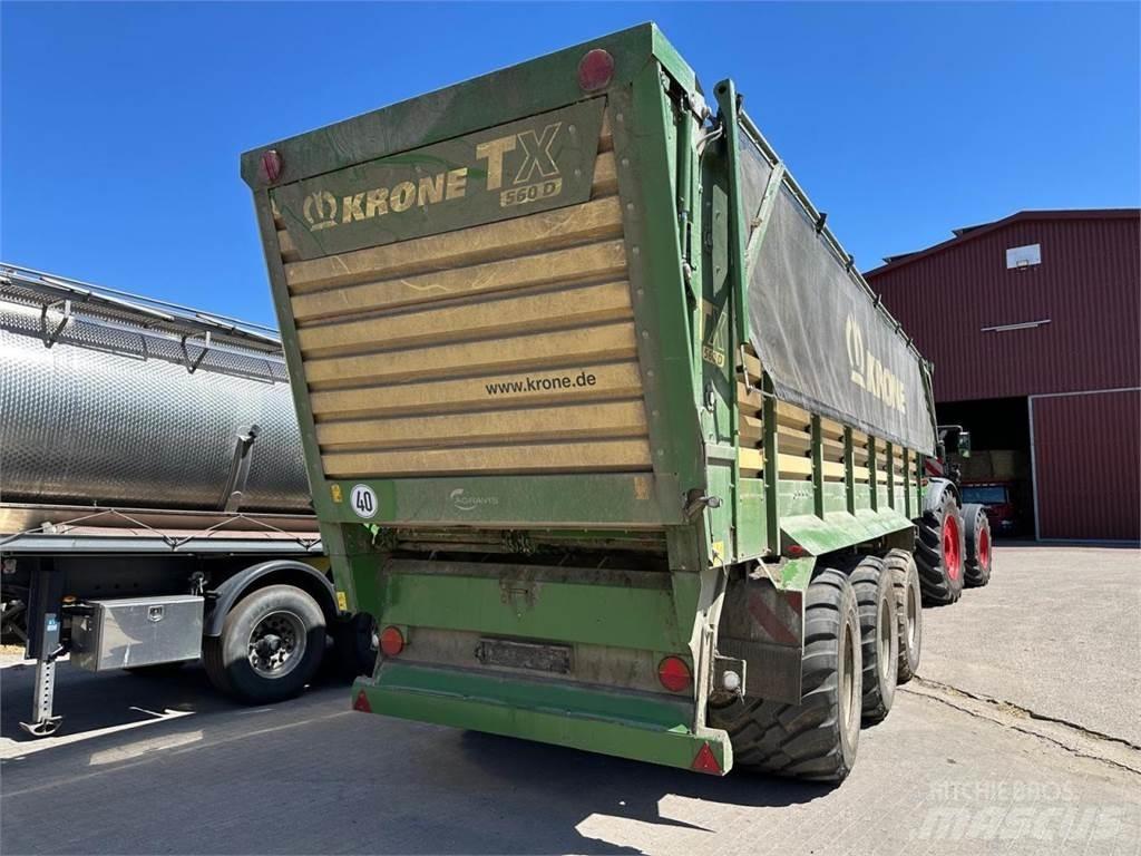 Krone TX 560D Ремаркета за зърно / силаж
