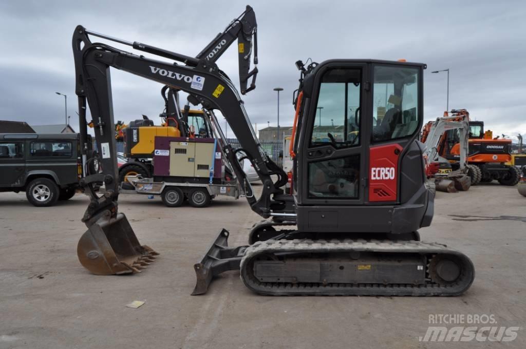 Volvo ECR50F Мини екскаватори < 7 т