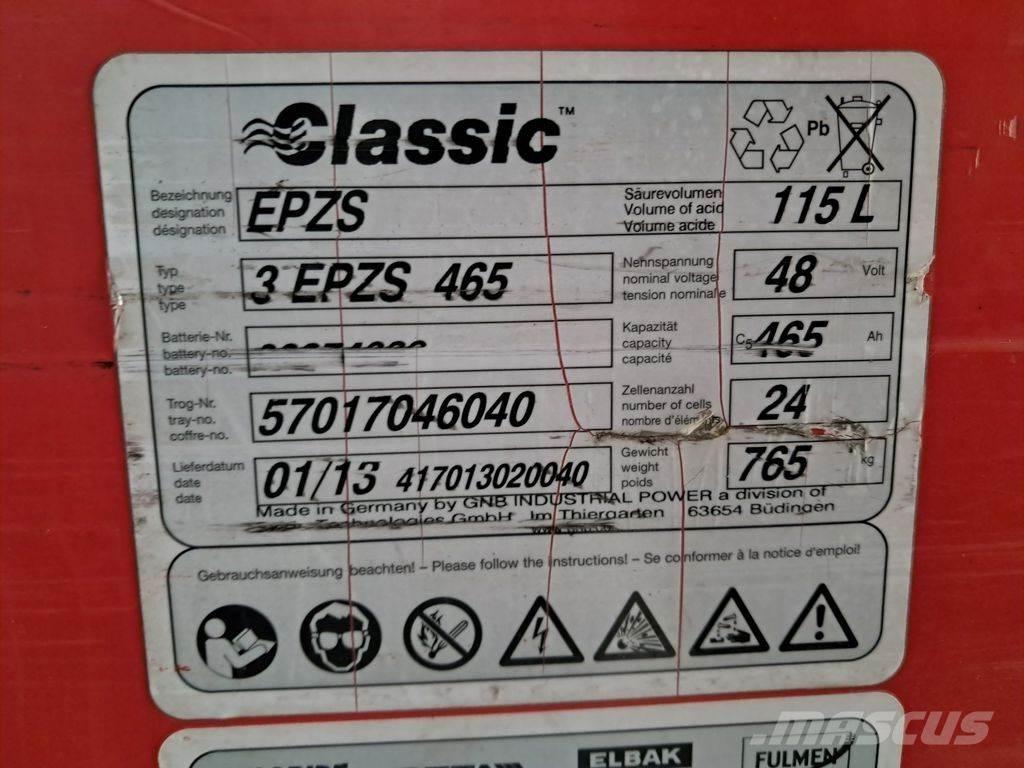 Linde R16S-12 Ретрак/ Високоповдигач с изместване на вилката напред