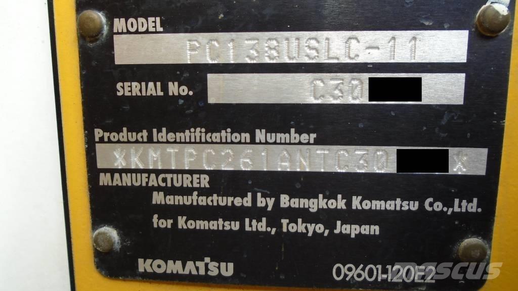 Komatsu PC 138 USLC Верижен екскаватор