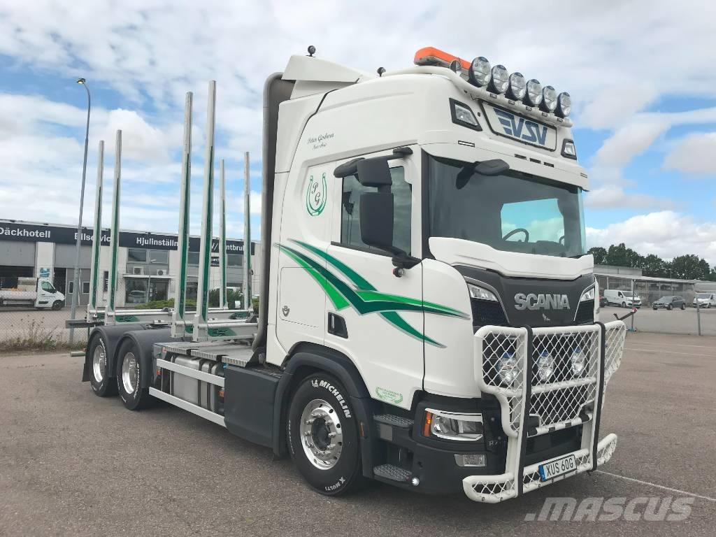 Scania R 770 6x4 За превоз на дървени трупи