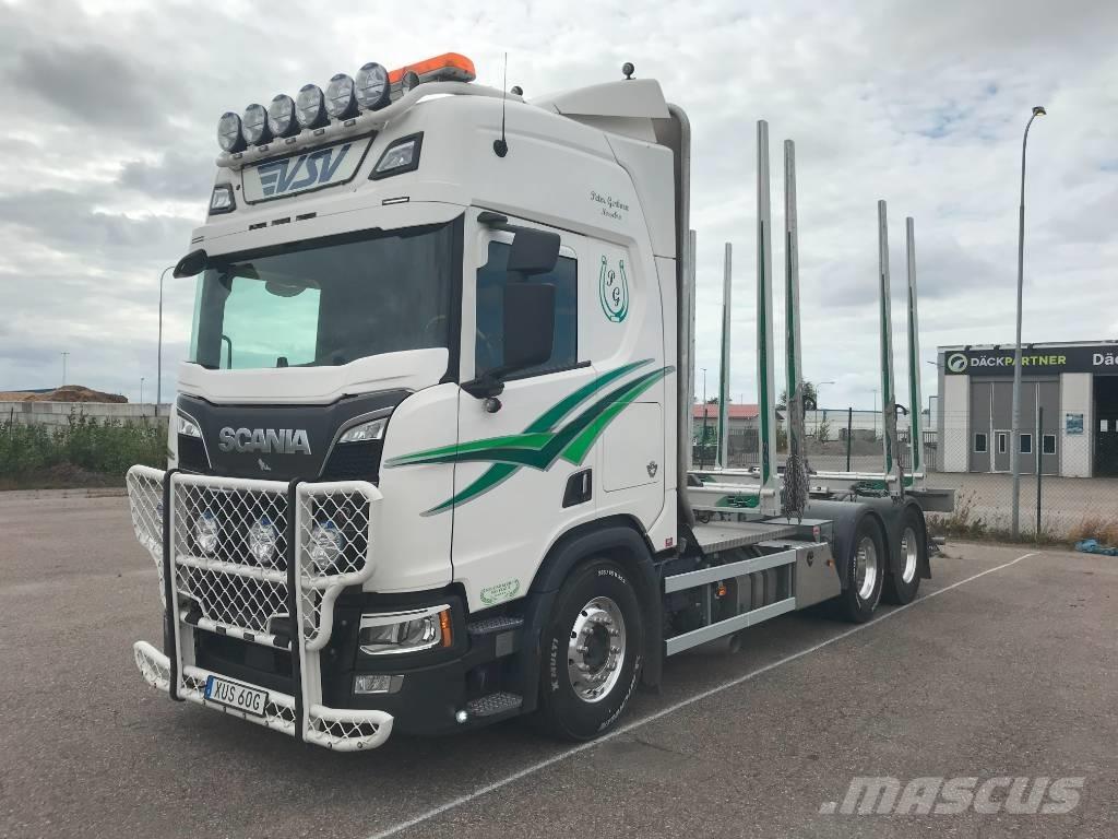 Scania R 770 6x4 За превоз на дървени трупи