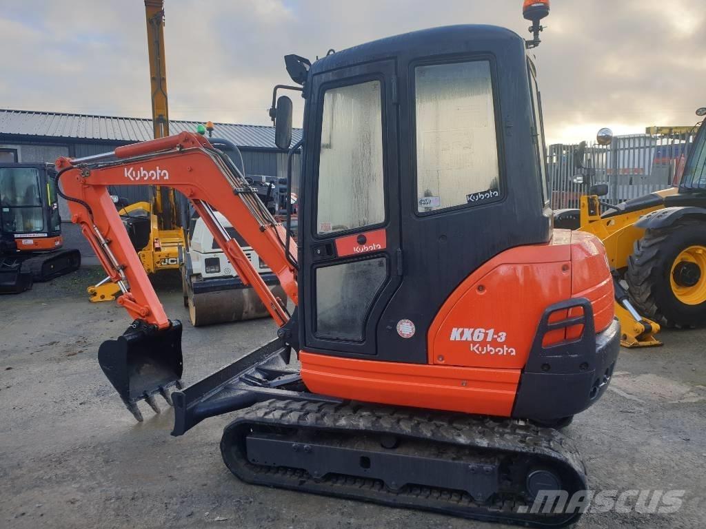 Kubota KX 61-3 Мини екскаватори < 7 т