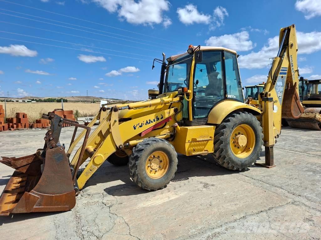 Komatsu WB 91 R Товарач със заден ексватор