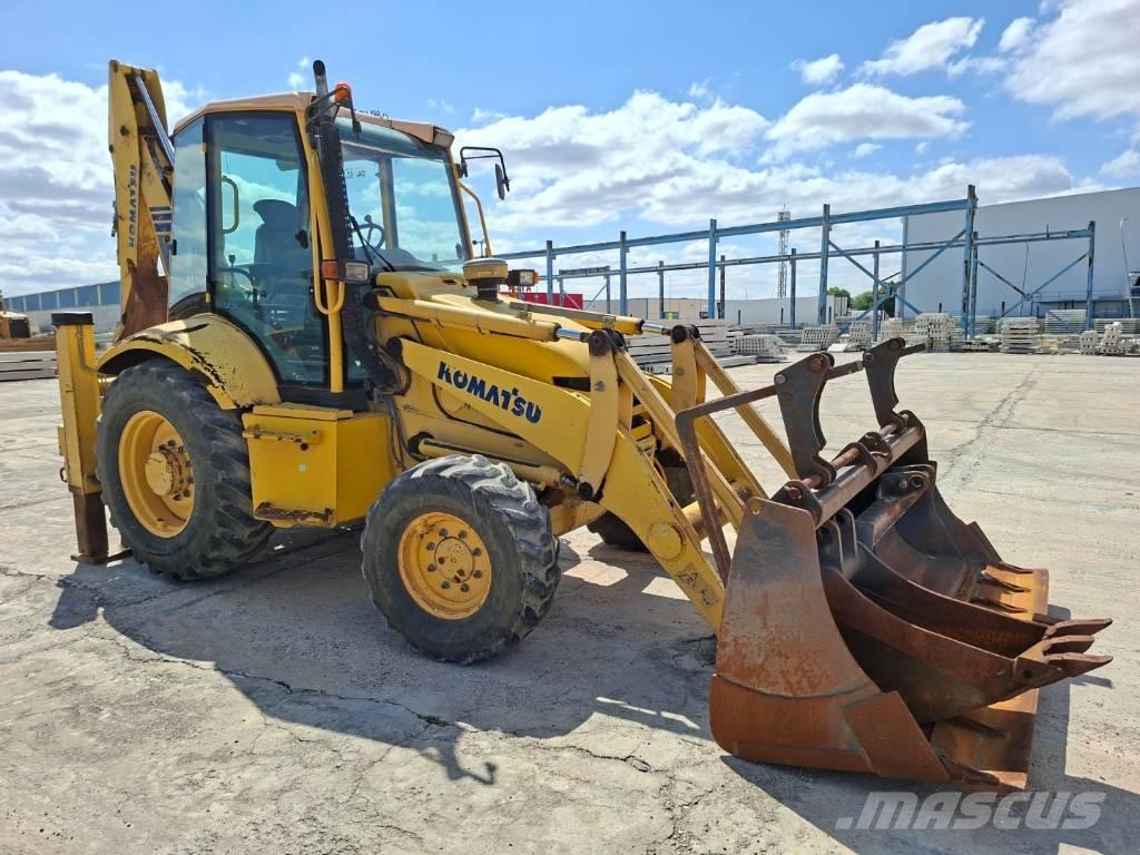 Komatsu WB 91 R Товарач със заден ексватор