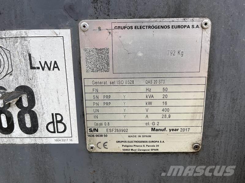 Atlas Copco QAS 20 Дизелови генератори
