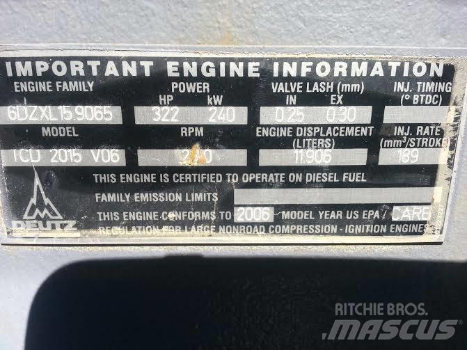 Deutz TCD2015V06 Други компоненти