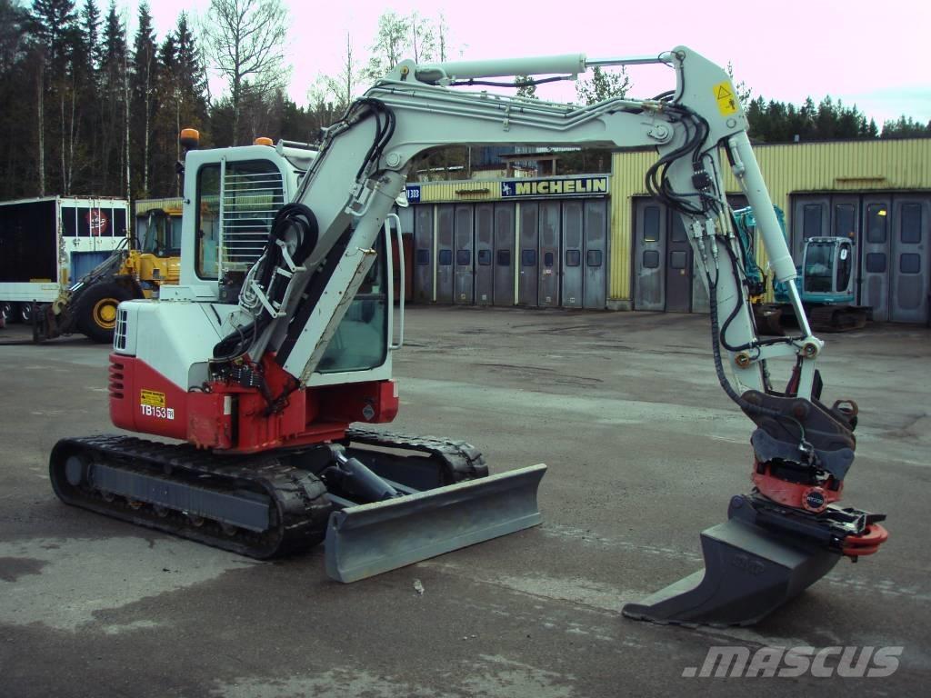 Takeuchi TB 153 FR Мини екскаватори < 7 т