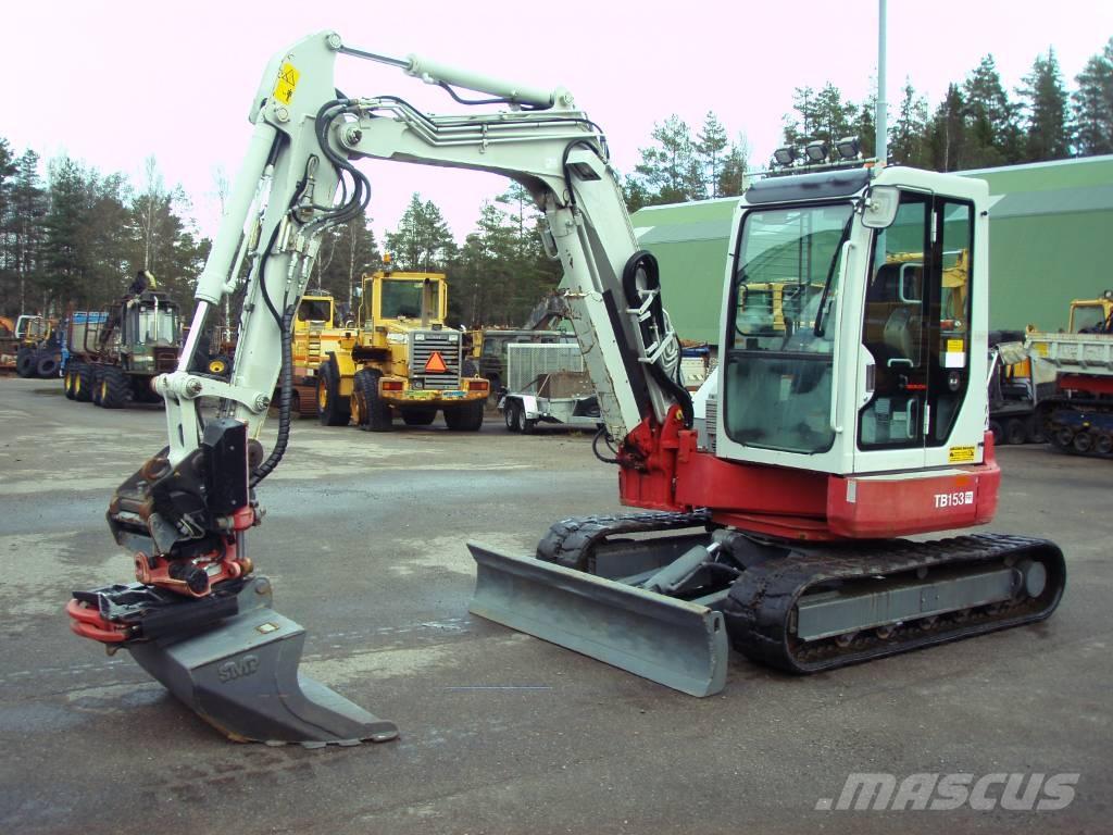 Takeuchi TB 153 FR Мини екскаватори < 7 т