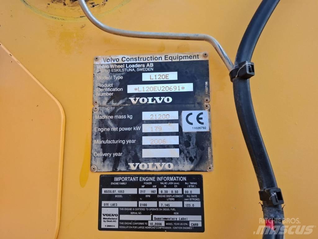 Volvo L 120 E Колесни товарачи