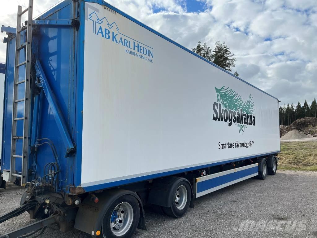  Eksjö 40ton Ремаркета за дървени стърготини

