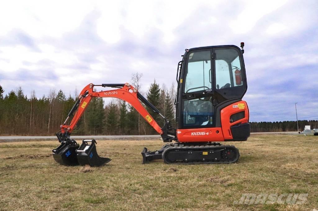 Kubota KX016-4 Мини екскаватори < 7 т