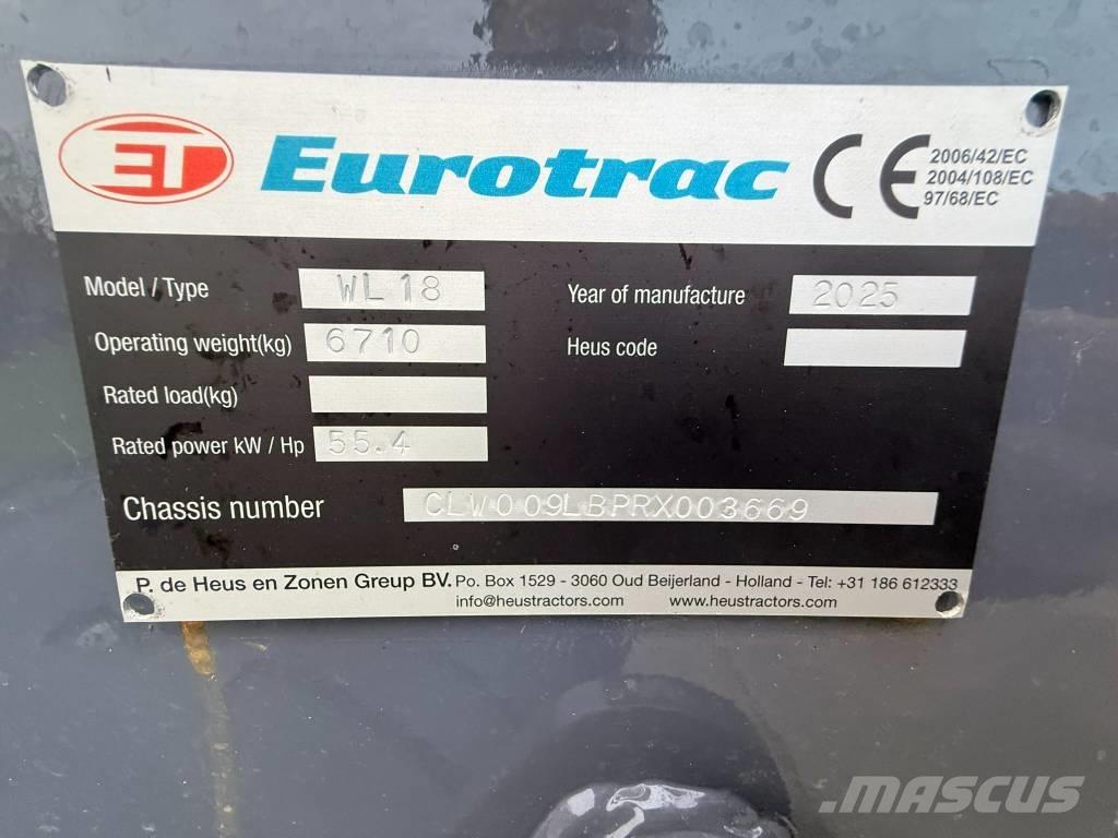 Eurotrac wl 18 Многофункционални товарачи