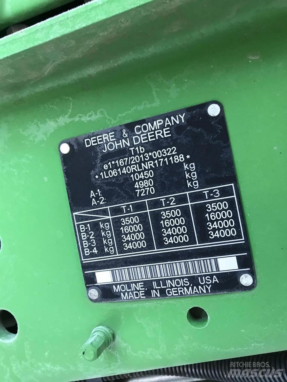 John Deere 6R 140 Трактори
