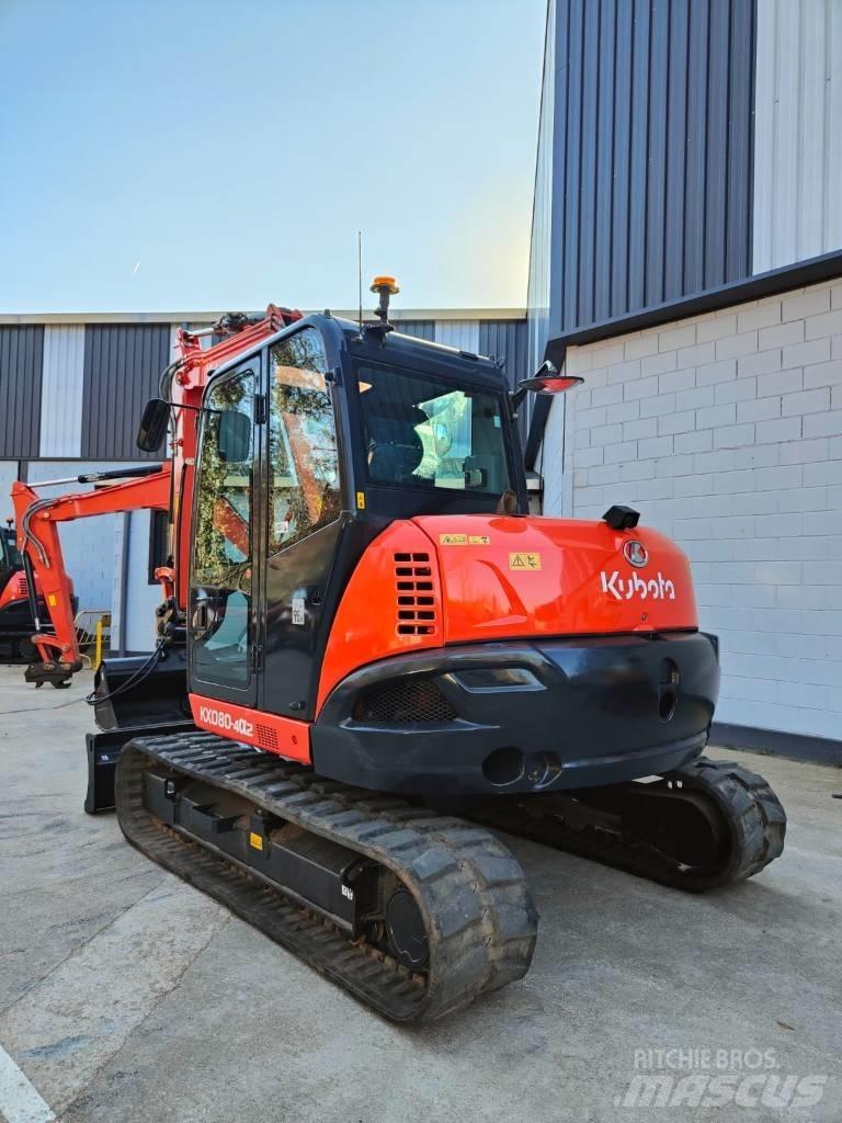 Kubota KX080-4a2 Средни екскаватори 7т - 12т