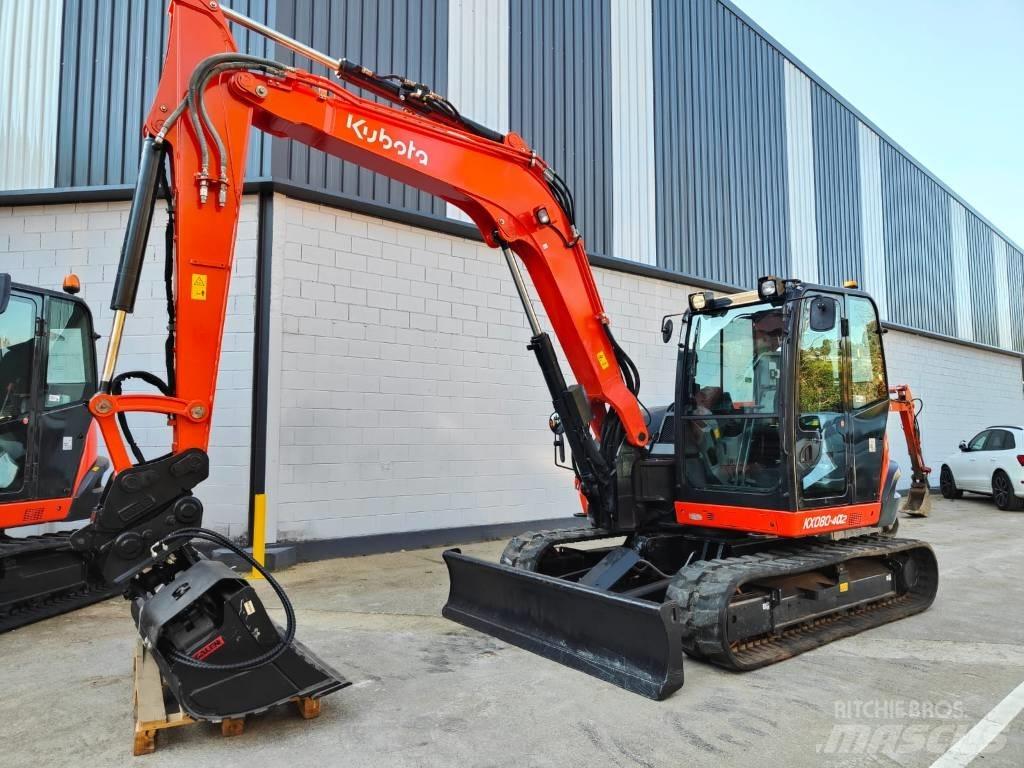 Kubota KX080-4a2 Средни екскаватори 7т - 12т