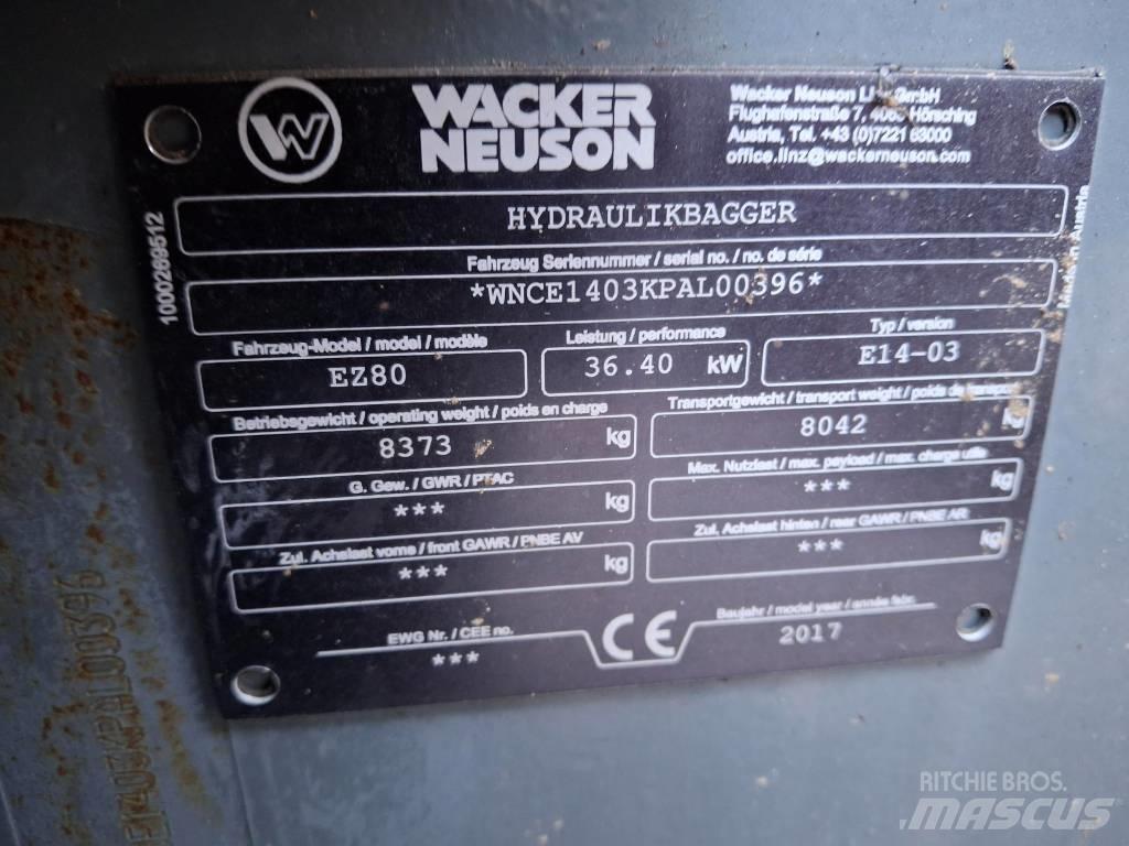 Wacker Neuson EZ 80 Средни екскаватори 7т - 12т
