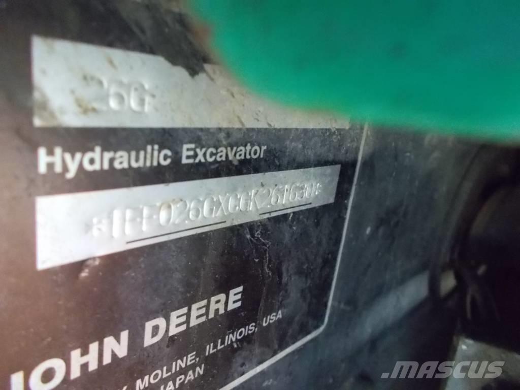 John Deere 26G Мини екскаватори < 7 т