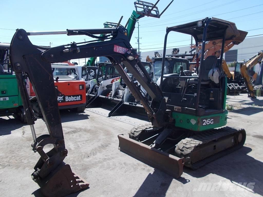 John Deere 26G Мини екскаватори < 7 т