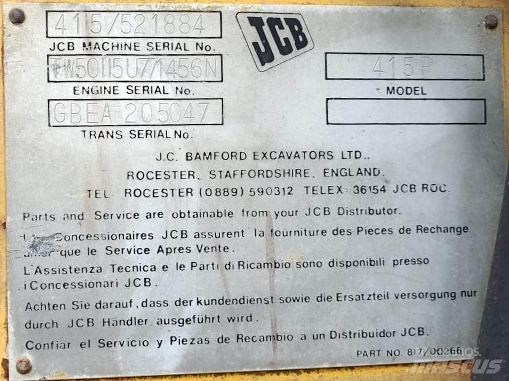 JCB 415P Колесни товарачи