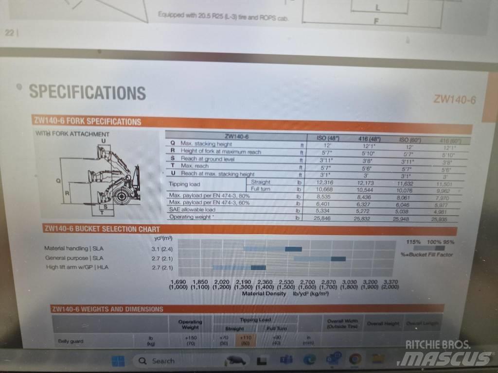 Hitachi ZW 150-6 Колесни товарачи