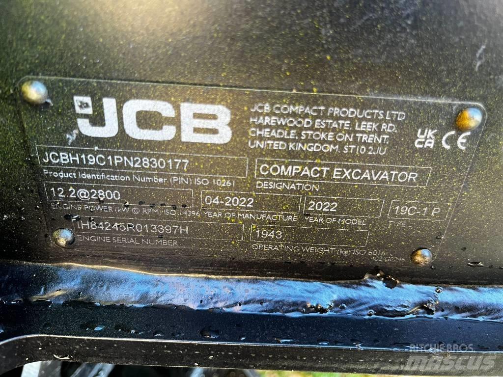 JCB 19 C-1 Мини екскаватори < 7 т