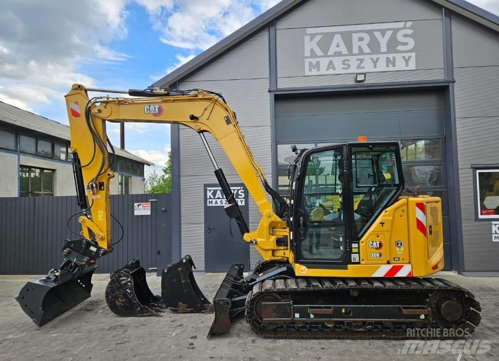 CAT 308 CR Средни екскаватори 7т - 12т