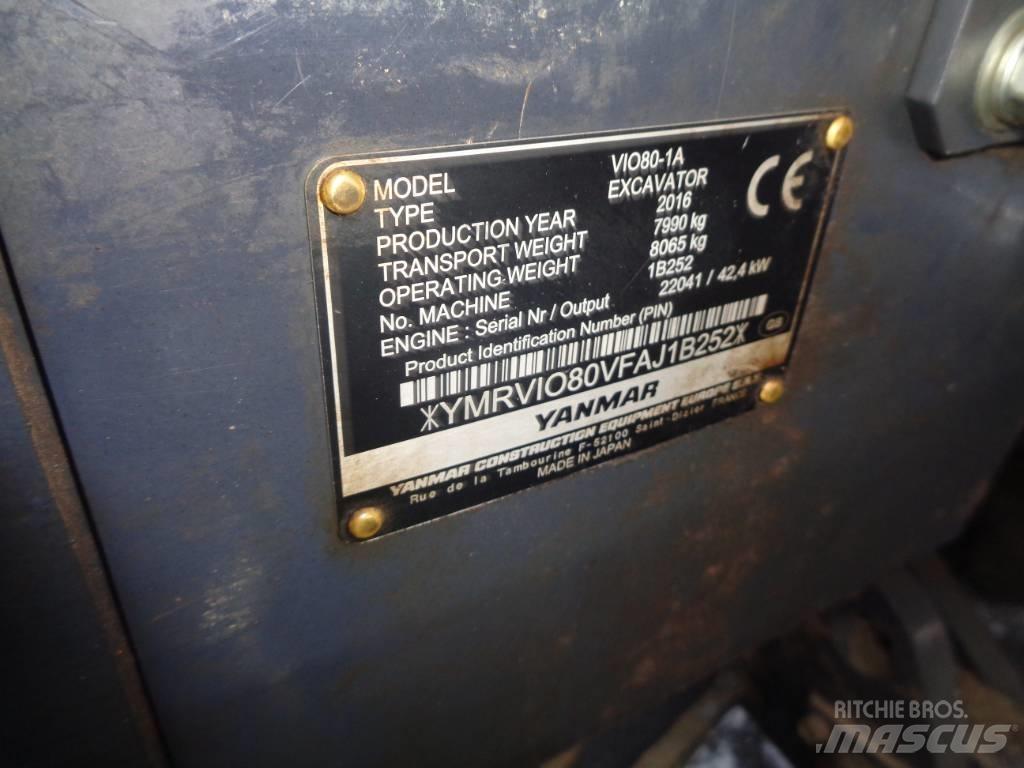Yanmar Vio 80 Верижен екскаватор