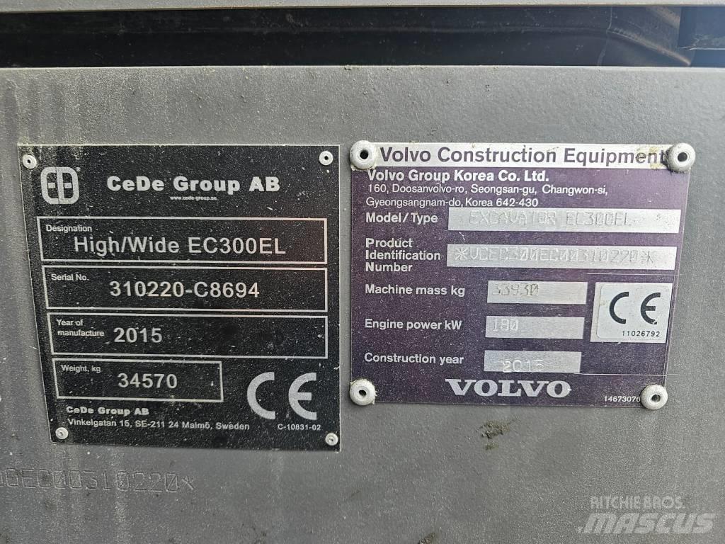 Volvo EC 300 EL Верижен екскаватор