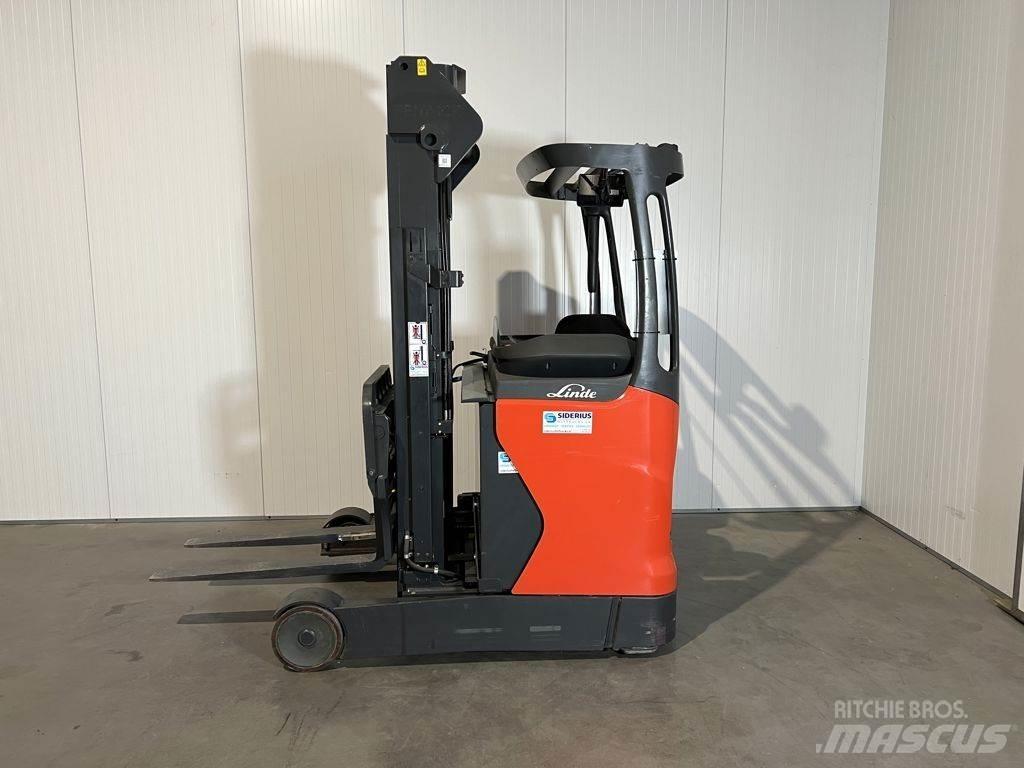 Linde R14 Ретрак/ Високоповдигач с изместване на вилката напред