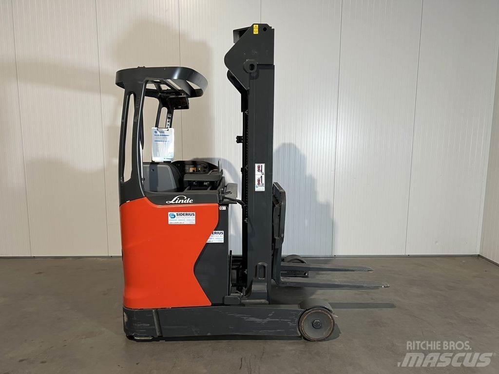 Linde R14 Ретрак/ Високоповдигач с изместване на вилката напред